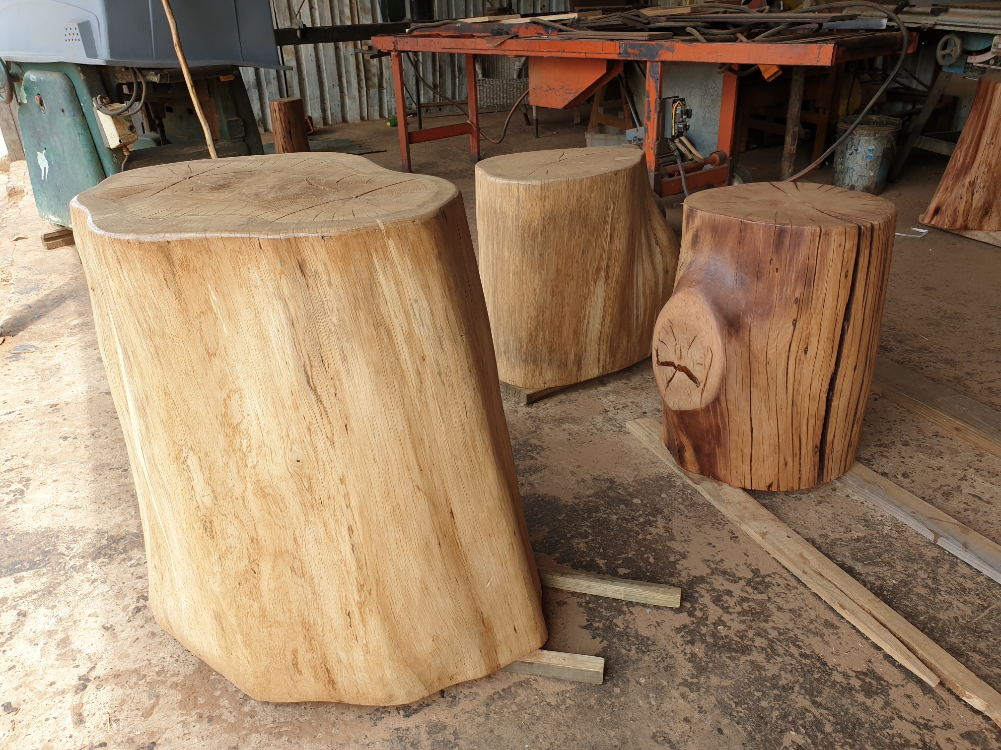 Slabs and side tables